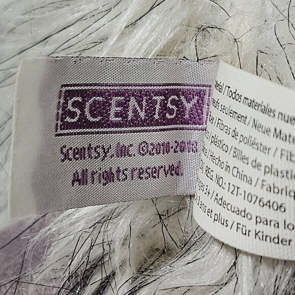 Scentsy Buddy Purple Furry Monster 7 Inch Clip On Plush Stuffed Animal Toy - Picture 6 of 7